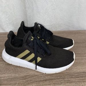 Black Nike running sneakers